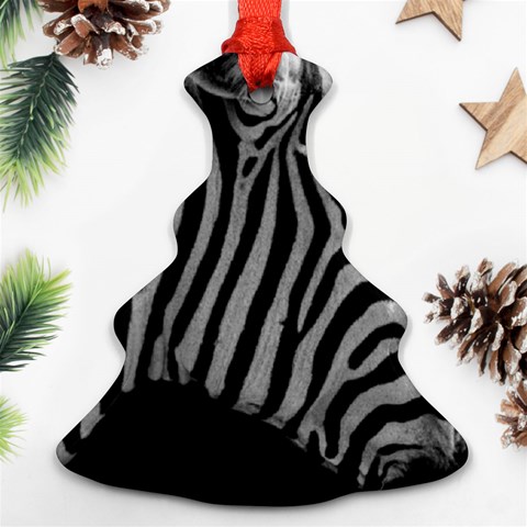 Zebra 3 Ornament (Christmas Tree)  from ArtsNow.com Front