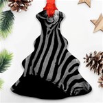 Zebra 3 Christmas Tree Ornament (Two Sides)