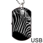 Zebra 3 Dog Tag USB Flash (Two Sides)