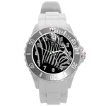 Zebra 3 Round Plastic Sport Watch (L)
