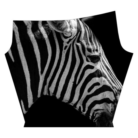 Zebra 3 Yoga Cropped Leggings from ArtsNow.com Left
