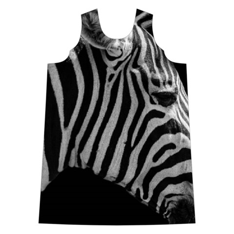 Zebra 3 Shoulder Cutout Velvet  One Piece from ArtsNow.com Front