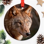 Wolf Ornament (Round)