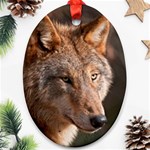 Wolf Ornament (Oval)