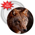 Wolf 3  Button (10 pack)