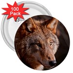 Wolf 3  Button (100 pack)