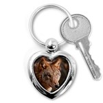 Wolf Key Chain (Heart)
