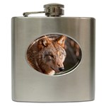 Wolf Hip Flask (6 oz)