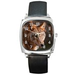 Wolf Square Metal Watch