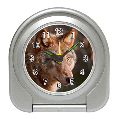 Wolf Travel Alarm Clock from ArtsNow.com Front