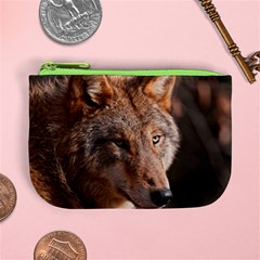 Wolf Mini Coin Purse from ArtsNow.com Front