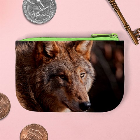 Wolf Mini Coin Purse from ArtsNow.com Back