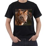Wolf Men s T-Shirt (Black)