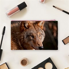 Wolf Cosmetic Bag (Medium) from ArtsNow.com Back