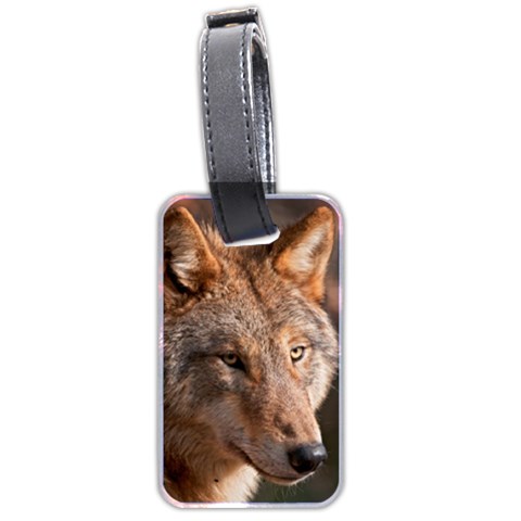 Wolf Luggage Tag (two sides) from ArtsNow.com Back