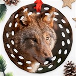 Wolf Ornament (Round Filigree)