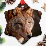 Wolf Ornament (Snowflake)