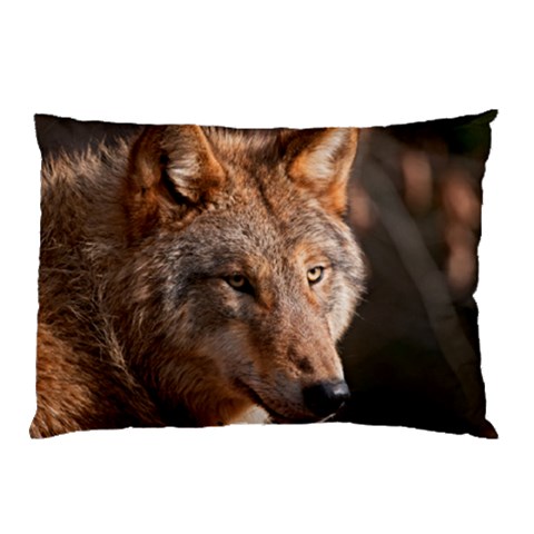 Wolf Pillow Case (Two Sides) from ArtsNow.com Front