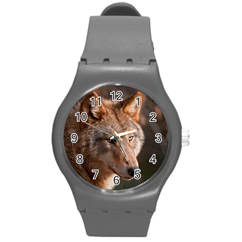 Wolf Round Plastic Sport Watch (M) from ArtsNow.com Front