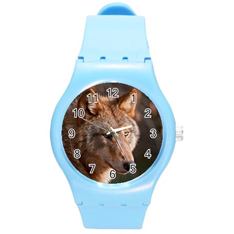 Wolf Round Plastic Sport Watch (M) from ArtsNow.com Front