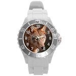 Wolf Round Plastic Sport Watch (L)