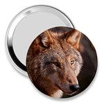 Wolf 3  Handbag Mirror