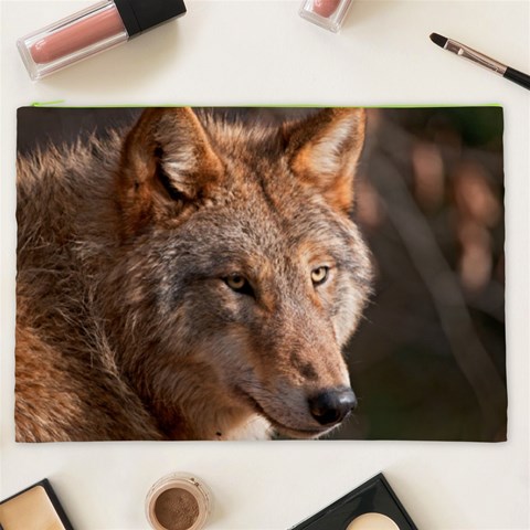 Wolf Cosmetic Bag (XXL) from ArtsNow.com Front