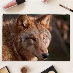 Wolf Cosmetic Bag (XXL) from ArtsNow.com Back