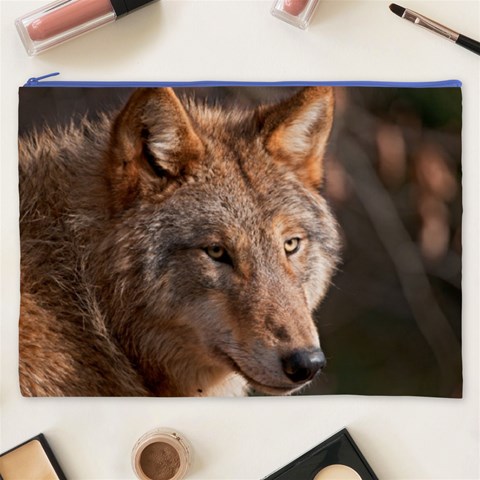 Wolf Cosmetic Bag (XXXL) from ArtsNow.com Front