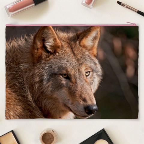 Wolf Cosmetic Bag (XXXL) from ArtsNow.com Back