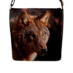 Wolf Flap Closure Messenger Bag (L)