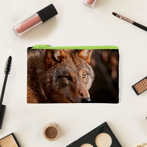 Wolf Cosmetic Bag (XS) from ArtsNow.com Front