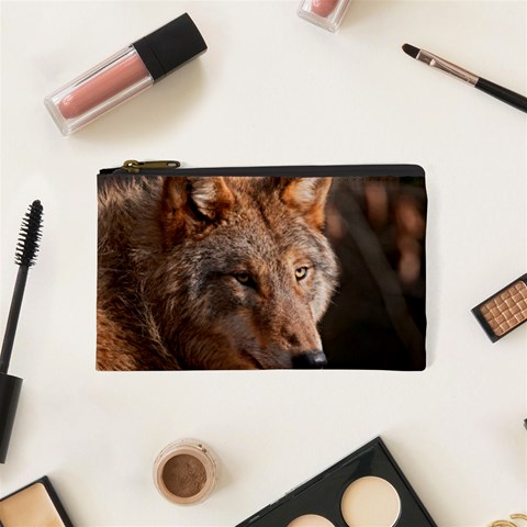 Wolf Cosmetic Bag (XS) from ArtsNow.com Front