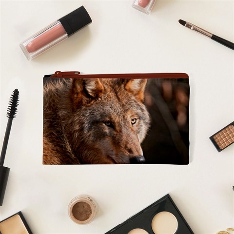 Wolf Cosmetic Bag (XS) from ArtsNow.com Front