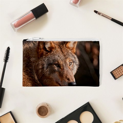 Wolf Cosmetic Bag (XS) from ArtsNow.com Front