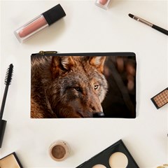 Wolf Cosmetic Bag (XS) from ArtsNow.com Front