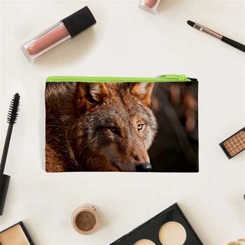 Wolf Cosmetic Bag (XS) from ArtsNow.com Back