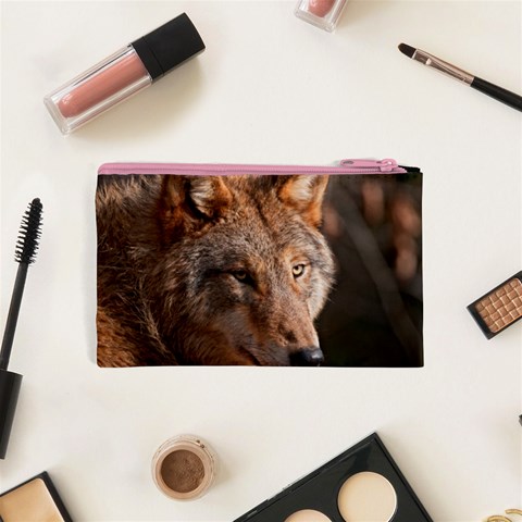 Wolf Cosmetic Bag (XS) from ArtsNow.com Back