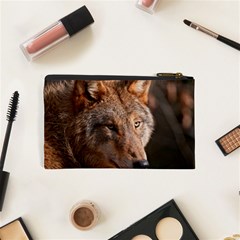 Wolf Cosmetic Bag (XS) from ArtsNow.com Back