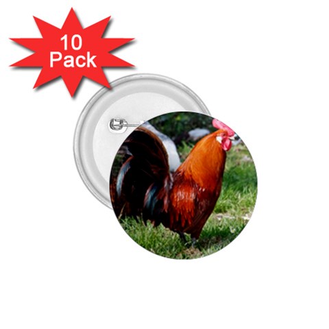 Rooster 1.75  Button (10 pack)  from ArtsNow.com Front