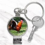 Rooster Nail Clippers Key Chain