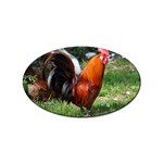 Rooster Sticker (Oval)