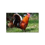Rooster Sticker Rectangular (100 pack)