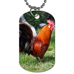 Rooster Dog Tag (Two Sides) from ArtsNow.com Back