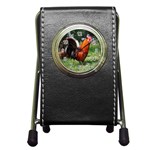 Rooster Pen Holder Desk Clock