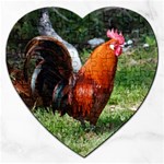 Rooster Jigsaw Puzzle (Heart)