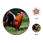 Rooster Playing Cards (Round)