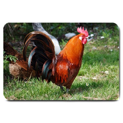 Rooster Large Doormat from ArtsNow.com 30 x20  Door Mat