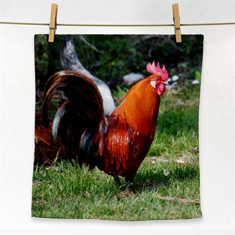 Rooster Face Towel from ArtsNow.com Front