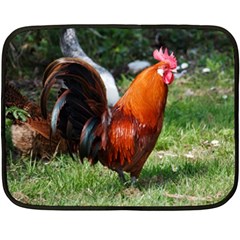 Rooster Double Sided Fleece Blanket (Mini) from ArtsNow.com 35 x27  Blanket Back